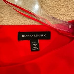 Banana republic red dress